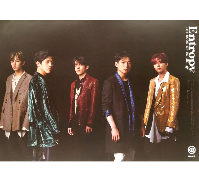 DAY6  THE BOOK OF US ENTROPY  3RD ALBUM OFFICIAL POSTER (GROUP VER 1)