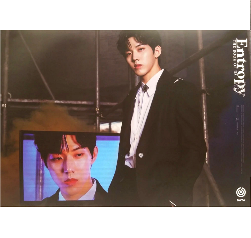 DAY6  THE BOOK OF US ENTROPY  3RD ALBUM OFFICIAL POSTER (DOWOON)