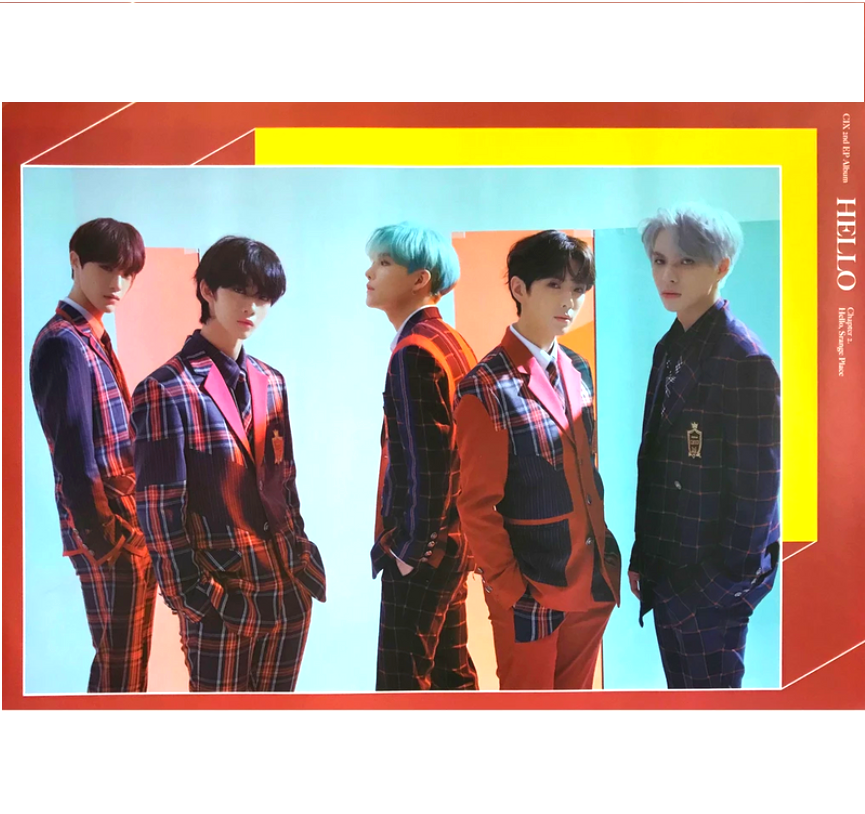CIX  2ND MINI ALBUM  HELLO CHAPTER 2 OFFICIAL POSTERS (2 POSTER SET)