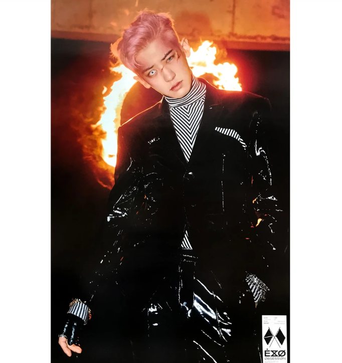 EXO OBSESSION 6TH ALBUM OFFICIAL POSTER (EXO-X CHANYEOL)