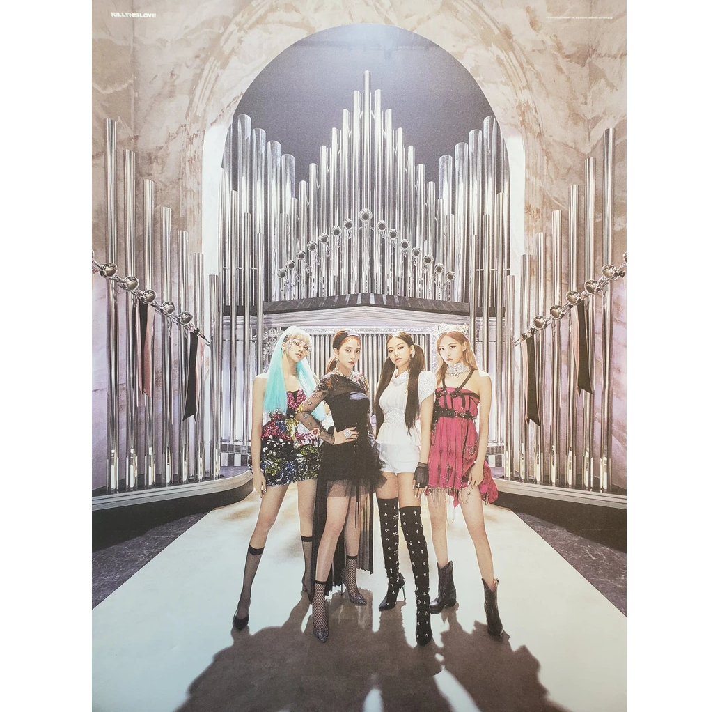 BLACKPINK  KILL THIS LOVE  2ND MINI ALBUM OFFICIAL POSTER (DOUBLE SIDED)