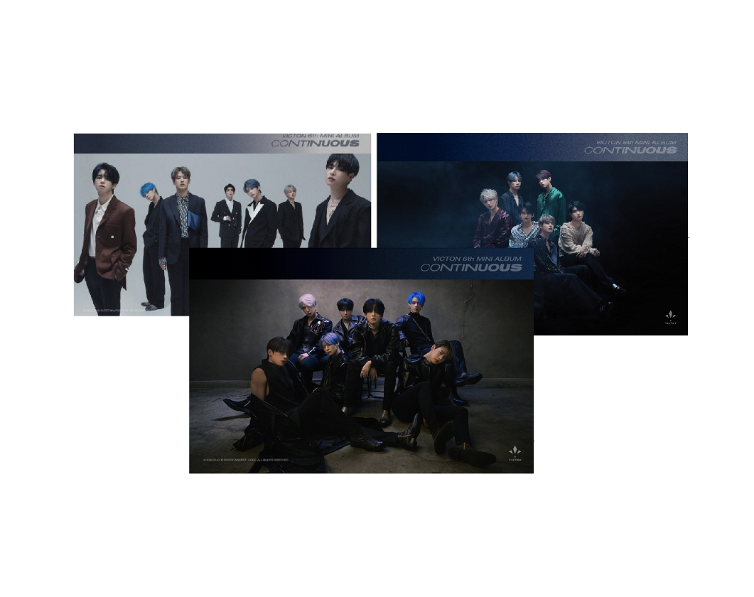 VICTON CONTINUOUS 6TH MINI ALBUM OFFICIAL POSTERs (3 POSTER SET)
