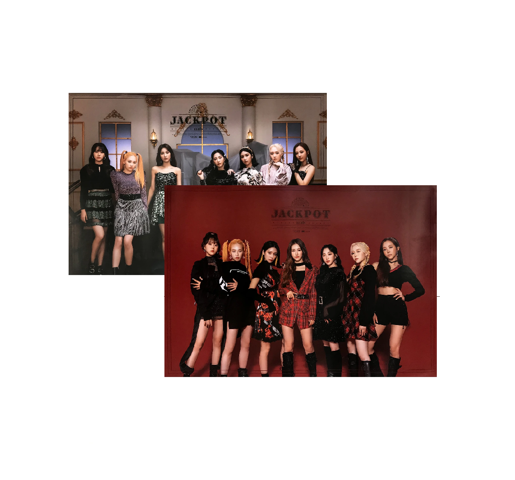 ELRIS  JACKPOT  4TH MINI ALBUM OFFICIAL POSTERS (2 POSTER SET)