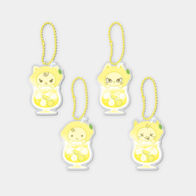 AESPA MAKE IT LEMONADE OFFICIAL MD    [RANDOM MINI ACRYLIC SHAKER KEYRING]     [PRE]