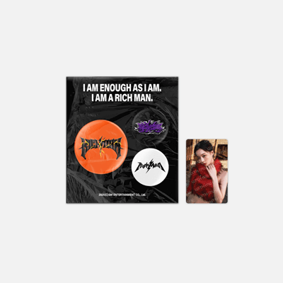 AESPA RICH MAN POP-UP OFFICIAL MD  [PIN BUTTON SET]