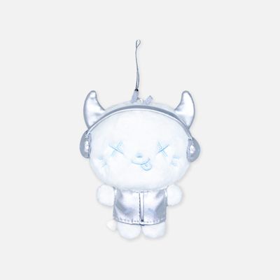 AESPA LIVE TOUR SYNK : aeXIS LINE OFFICIAL MD   [FANLIGHT DOLL KEYRING]  SILVER VER.
