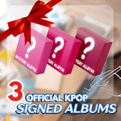 KPOP USA'S MYSTERY BUNDLE SPECIAL: 3 OFFICIAL KPOP SIGNED ALBUMS!!