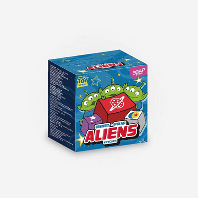 [DISNEY]  ALIEN KEYCAP RANDOM KEYRING
