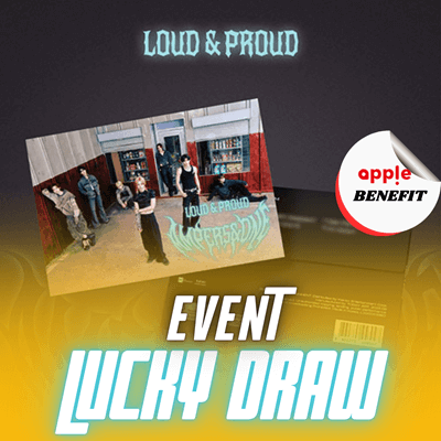 [LUCKY DRAW]  AMPERS&ONE 3RD MINI ALBUM LOUD & PROUD   (POSTCARD VER.)   |  KPOP USA APPLE OFFICIAL  PHOTOCARD (RANDOM 1 OUT OF 7)