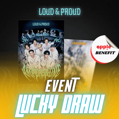 [LUCKY DRAW]  AMPERS&ONE 3RD MINI ALBUM LOUD & PROUD   |  KPOP USA APPLE OFFICIAL  PHOTOCARD (RANDOM 1 OUT OF 7)