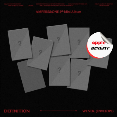 AMPERS&ONE 4TH MINI ALBUM DEFINITION  (WE VER.)      |   KPOP USA APPLE OFFICIAL  PHOTOCARD B  (RANDOM 1 OUT OF 7)