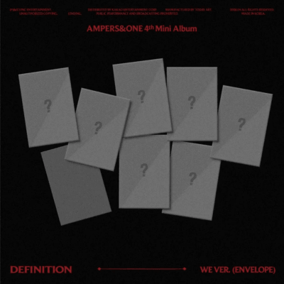 AMPERS&ONE 4TH MINI ALBUM DEFINITION  (WE VER.)    |  7 ALBUMS SET