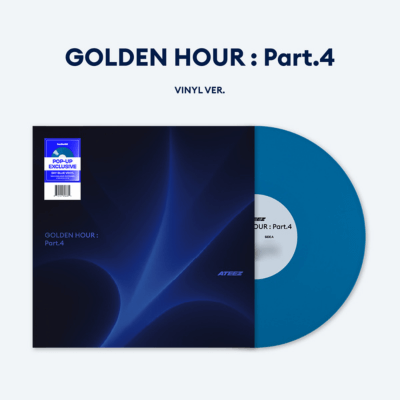 ATEEZ GOLDEN HOUR : PART. 4  (U.S VER)   HELLO82 [POP-UP EXCLUSIVE]    (VINYL VER.)   |   INCLUDES VINYL EXCLUSIVE PHOTOCARD (RANDOM 1 OUT OF 8)