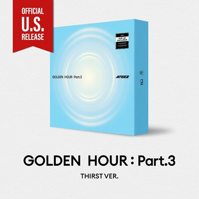 ATEEZ 12TH MINI ALBUM GOLDEN HOUR : PART. 3  (U.S VER) HELLO82 [POP-UP EXCLUSIVE]   |   INCLUDES U.S EXCLUSIVE PHOTOCARD (RANDOM 1 OUT OF 8) + POP-UP EXCLUSIVE U.S PHOTOCARD (RANDOM 1 OUT OF 8)
