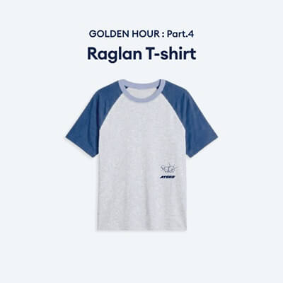 ATEEZ GOLDEN HOUR : PART.4  OFFICIAL MD   [RAGLAN T-SHIRT]