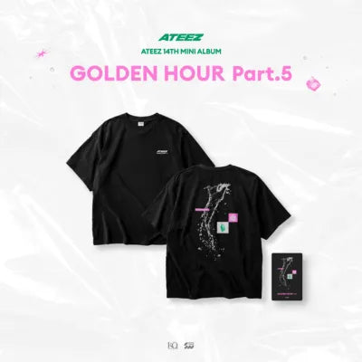 ATEEZ GOLDEN HOUR : PART.5  POP-UP STORE OFFICIAL MD    [SHORT SLEEVE T-SHIRT]      [PRE]