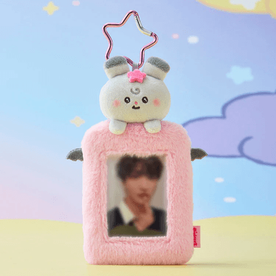 MIGHTEEZ Wonder Room Photo Card Holder Plush Keyring