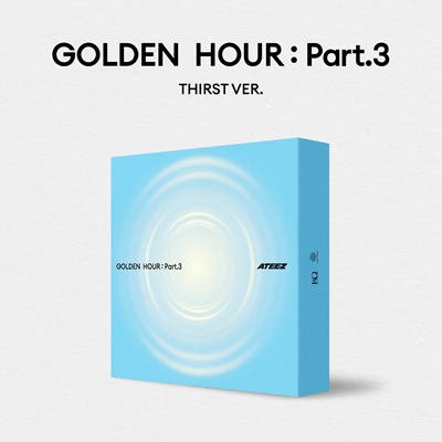 ATEEZ 12TH MINI ALBUM GOLDEN HOUR : PART. 3  (U.S VER)  [RANDOM MEMBER SIGNED ALBUM POSTCARD]   |   INCLUDES U.S EXCLUSIVE PHOTOCARD (RANDOM 1 OUT OF 8)