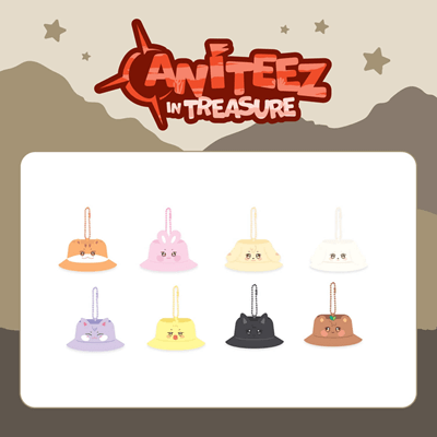 ATEEZ x ANITEEZ IN TREASURE OFFICIAL MD    [BUCKET HAT KEYRING]