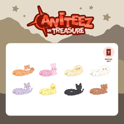 ATEEZ x ANITEEZ IN TREASURE OFFICIAL MD    [LIGHTSTICK STRAP]   |  INCLUDES SPECIAL GIFT OFFICIAL MATCHING MEMBER PHOTOCARD