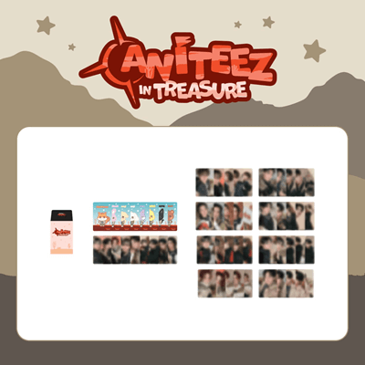 ATEEZ x ANITEEZ IN TREASURE OFFICIAL MD    [RANDOM TRADING CARD]