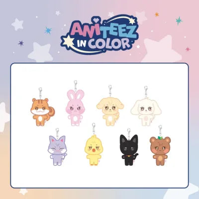 ATEEZ x ANITEEZ IN COLOR OFFICIAL MD    [PLUSH KEYRING]      [PRE]