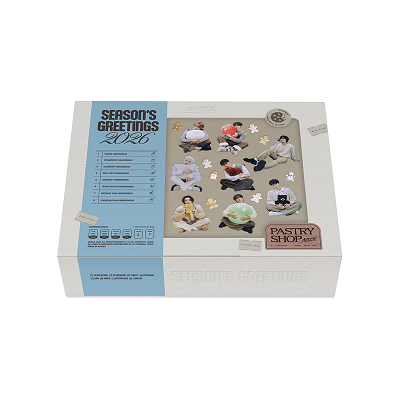 ATEEZ 2026 SEASON'S GREETINGS  [PASTRY SHOP]     |   INCLUDES  PRE ORDER GIFT UNIT PHOTOCARD (RANDOM 1 OUT OF 3)
