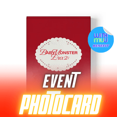 BABYMONSTER 2ND ANNIVERSARY MEMORY PACK BABYMONSTER : ERA II  |   KPOP USA WITHMUU OFFICIAL PHOTOCARD (RANDOM 1 OUT OF 6)