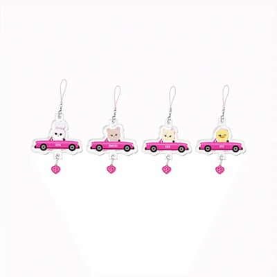 BLACKPINK BPPOPUP OFFICIAL MD  [CHARACTER AIRTUBE KEYRING]