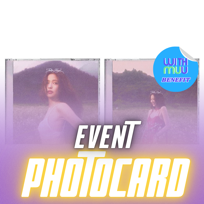 BLACKPINK JENNIE EP FALLEN ANGEL   -  2 ALBUMS SET    |  KPOP USA WITHMUU OFFICIAL PHOTOCARD (RANDOM 1 OUT OF 3)      [PRE]