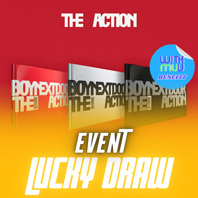 [LUCKY DRAW]  BOYNEXTDOOR 5TH EP ALBUM THE ACTION   |  KPOP USA WITHMUU OFFICIAL  PHOTOCARD (RANDOM 1 OUT OF 6)