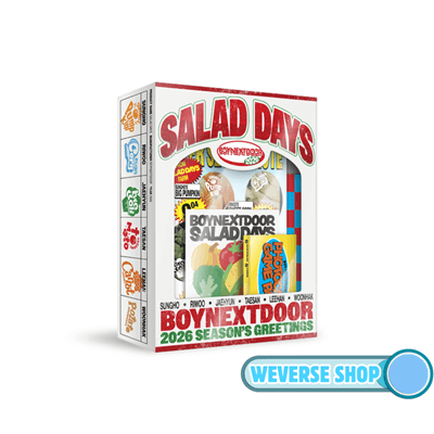 BOYNEXTDOOR 2026 SEASON'S GREETINGS  [SALAD DAYS]   |  INCLUDES WEVERSE SHOP OFFICIAL PHOTO SET & MASKING TAPE