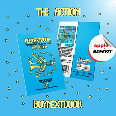 BOYNEXTDOOR 5TH EP ALBUM THE ACTION    (WEVERSE ALBUMS VER.)     |  KPOP USA APPLE OFFICIAL  LOGO MAGNET