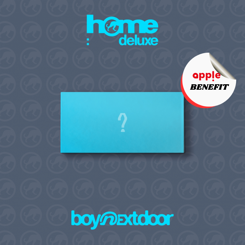 BOYNEXTDOOR  1ST STUDIO ALBUM REPACKAGE  HOME: DELUXE   (WEVERSE ALBUM VER.)     |   KPOP USA APPLE OFFICIAL LOGO BOOKMARK      [PRE]