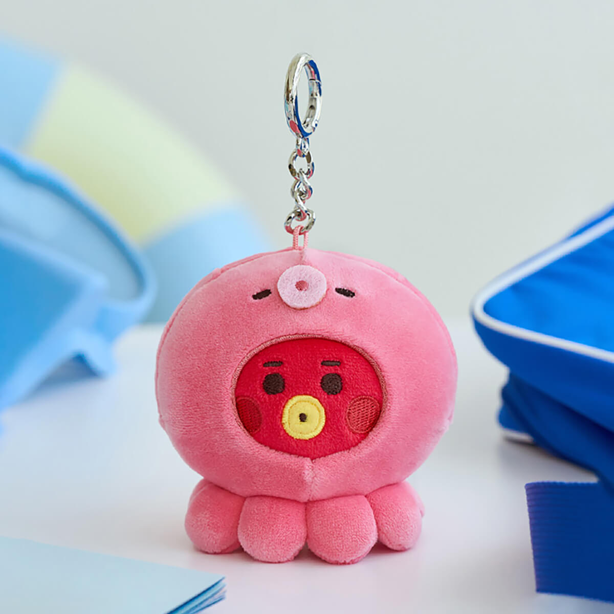 BT21 OFFICIAL OCEAN FRIENDS MINI PLUSH KEYRING - TATA
