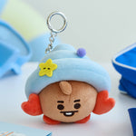 BT21 OFFICIAL OCEAN FRIENDS MINI PLUSH KEYRING - SHOOKY