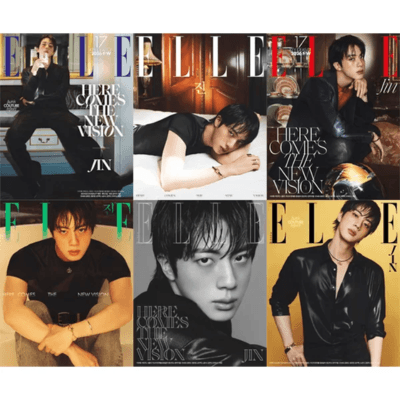 BTS JIN ELLE 2026-08 MAGAZINE  (SET VER.)  |  6 MAGAZINES SET   [PRE]