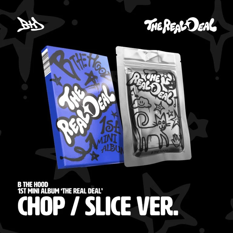 B THE HOOD 1ST MINI ALBUM THE REAL DEAL   |  2 ALBUMS SET    [PRE]