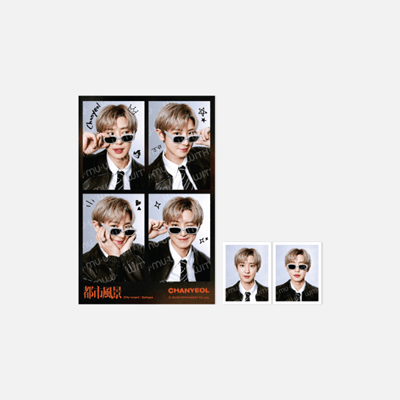EXO CHANYEOL CITY-SCAPE EPILOGUE  OFFICIAL MD  [4CUT & ID PHOTO SET]