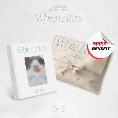 CHUEI LI YU 1ST PHOTOBOOK WHITE LETTERS   |   KPOP USA APPLE OFFICIAL  PHOTOCARD (RANDOM 1 OUT OF 4)