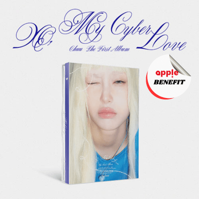 CHUU 1ST ALBUM XO, MY CYBERLOVER  (CYBER VER.)      |   KPOP USA APPLE OFFICIAL  PHOTOCARD A (RANDOM 1 OUT OF 2) + MAGNET PHOTO (RANDOM 1 OUT OF 4)