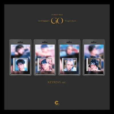 CIX 8TH MINI ALBUM GO CHAPTER 1 : GO TOGETHER  (KEYRING VER.)  |  4 ALBUMS SET