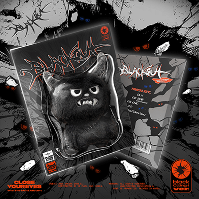 CLOSE YOURE EYES 3RD MINI ALBUM BLACKOUT  (BLACK CLting-i VER.)