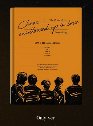 DAY6 THE BOOK OF US: NEGENTROPY - CHAOS SWALLOWED UP IN LOVE 7TH MINI ALBUM