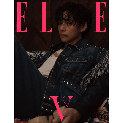BTS V ELLE 2023-4 MAGAZINE VERSION A