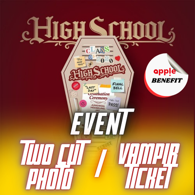 ENHYPEN WORLD COUPON CARD COLLECTION  HIGH SCHOOL  (SPECIAL VER.)  |   APPLE MUSIC EVENT 2-CUT PHOTO/VAMPIR TICKET (READ DESCRIPTION)