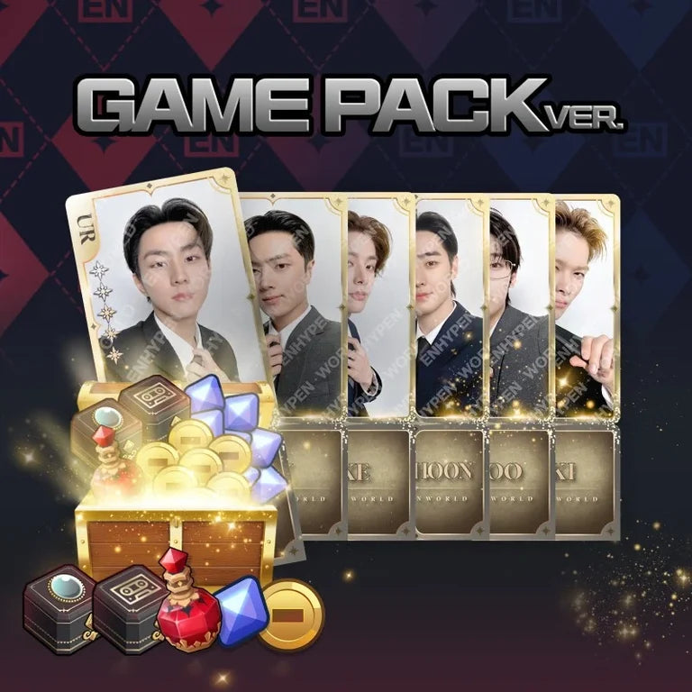 ENHYPEN WORLD COUPON CARD COLLECTION  (NEWS ROOM)  GAME PACK VER.     [PRE]