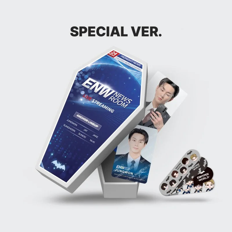 ENHYPEN WORLD COUPON CARD COLLECTION  (NEWS ROOM SPECIAL VER.)     [PRE]