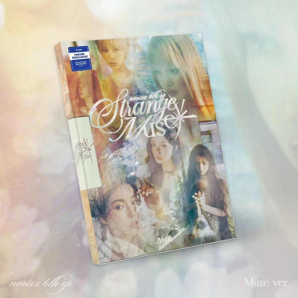 NMIXX 6TH MINI ALBUM STRANGE MUSE    (U.S VER)   [HELLO82 EXCLUSIVE]    |   INCLUDES HELLO82 OFFICIAL  PHOTOCARD  (RANDOM 1 OUT OF 2)      [PRE]