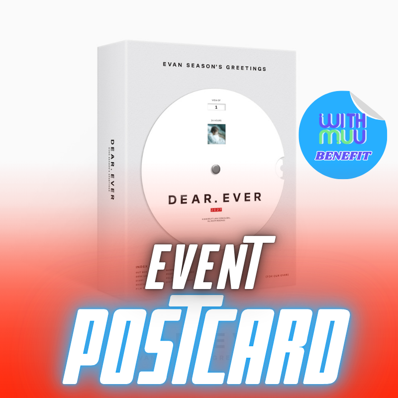 EVAN 'DEAR.EVER'  2027 SEASON'S GREETINGS   |   WITHMUU OFFICIAL  POSTCARD      [PRE]